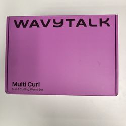 Wavytalk Multi Curl 5-in-1 Curling Wand Set
