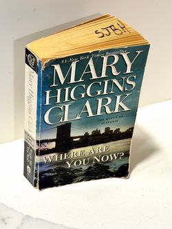 Where Are You Now? Mary Higgins Clark Paperback Mystery Suspense Thriller
