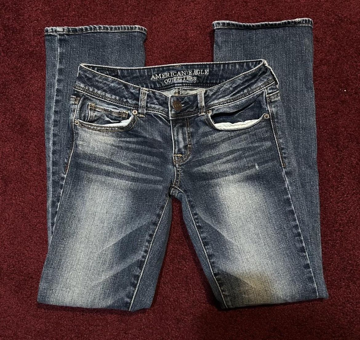 American Eagle Outfitters low rise bootcut jeans