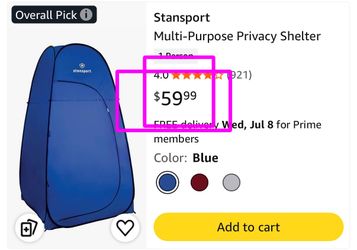 Stansport Multi-Purpose Privacy Shelter