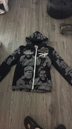 That's A Awful Lot of Cough Syrup Graphic Zip-Up Hoodie Asaali