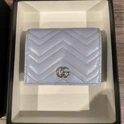 GUCCI GG MARMONT MINI BAG WALLET W/ CHAIN