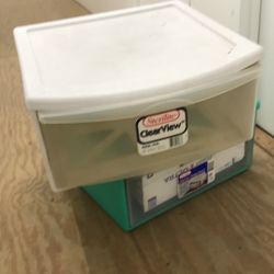 Plastic Drawers X2