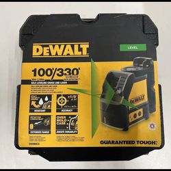 DEWALT 100 ft. Green Self-Leveling Cross Line Laser Level W/Case DW088CG  This DEWALT 100 ft. Green Self-Leveling Cross Line Laser Level W/Case DW088C