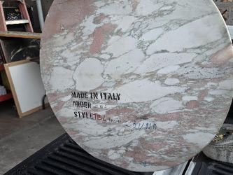 pink marble coffee table top only