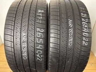 2 tires 265 40 22 michelin pilot sport all season 4 high tread no repairs