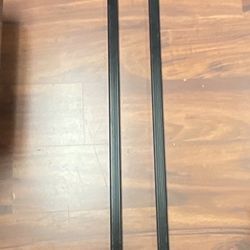 Set of Thule 51" Roof Rack Load Bars, Square Bars with end caps Kayak Bike