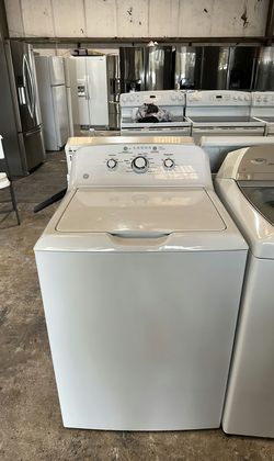 White GE Top Load Washer Large Capacity