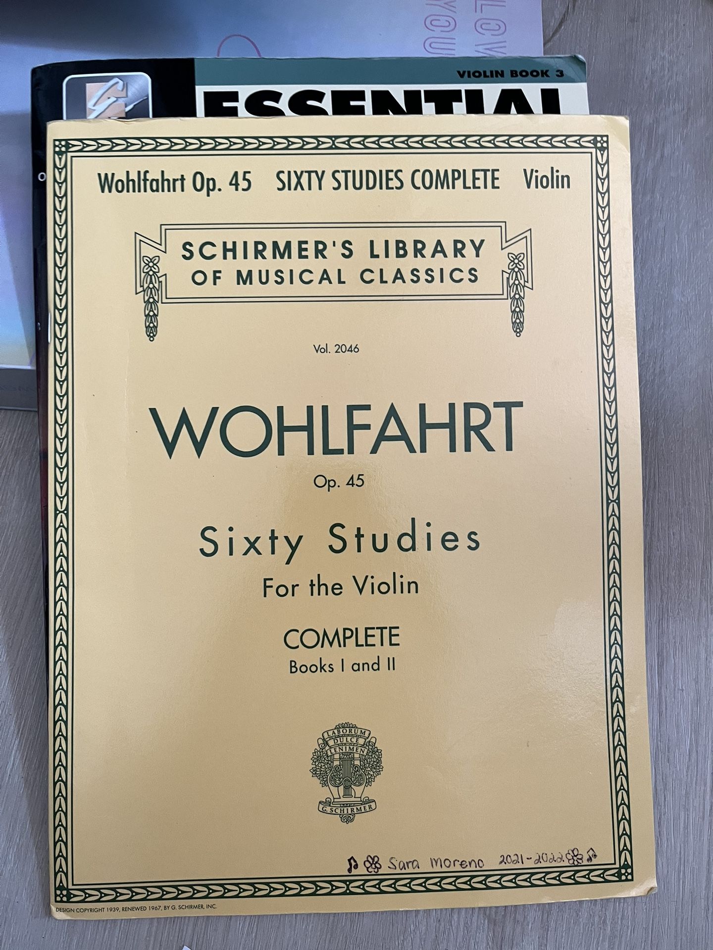 Wohlfahrt Violin Book 1