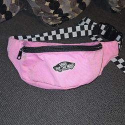 Vans Pink Checkered Fanny Pack