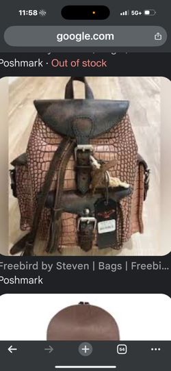 Gorgeous Freebird Backpack Leather Handmade