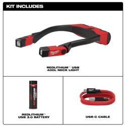 400 Lumens LED Rechargeable Neck Light