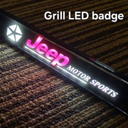 Jeep LED Grille Badge All Others Seen Sold Separately SHIPPING AVAILABLE 