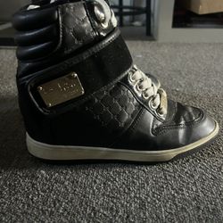 Vintage bebe wedge shoes 