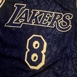 Black Lakers Kobe Bryant Nike Jersey #8/24