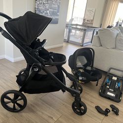 Entire Stroller & Car Seat Combo (Baby Jogger City Select 2 Double Modular Stroller)