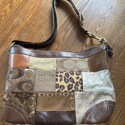 Coach Vintage Patchwork Shoulder Bag