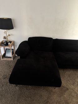 Black couch for cheap!