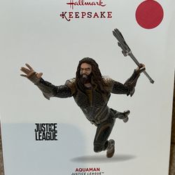 2017 Hallmark Ornament - Aquaman - Justice League - Jason Momoa - New in Box