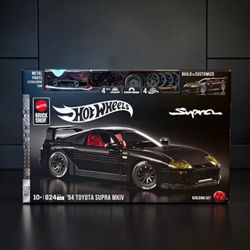Mattel Hot Wheels Brick Shop '94 Toyota Supra MKIV 824pc Build & Customize
