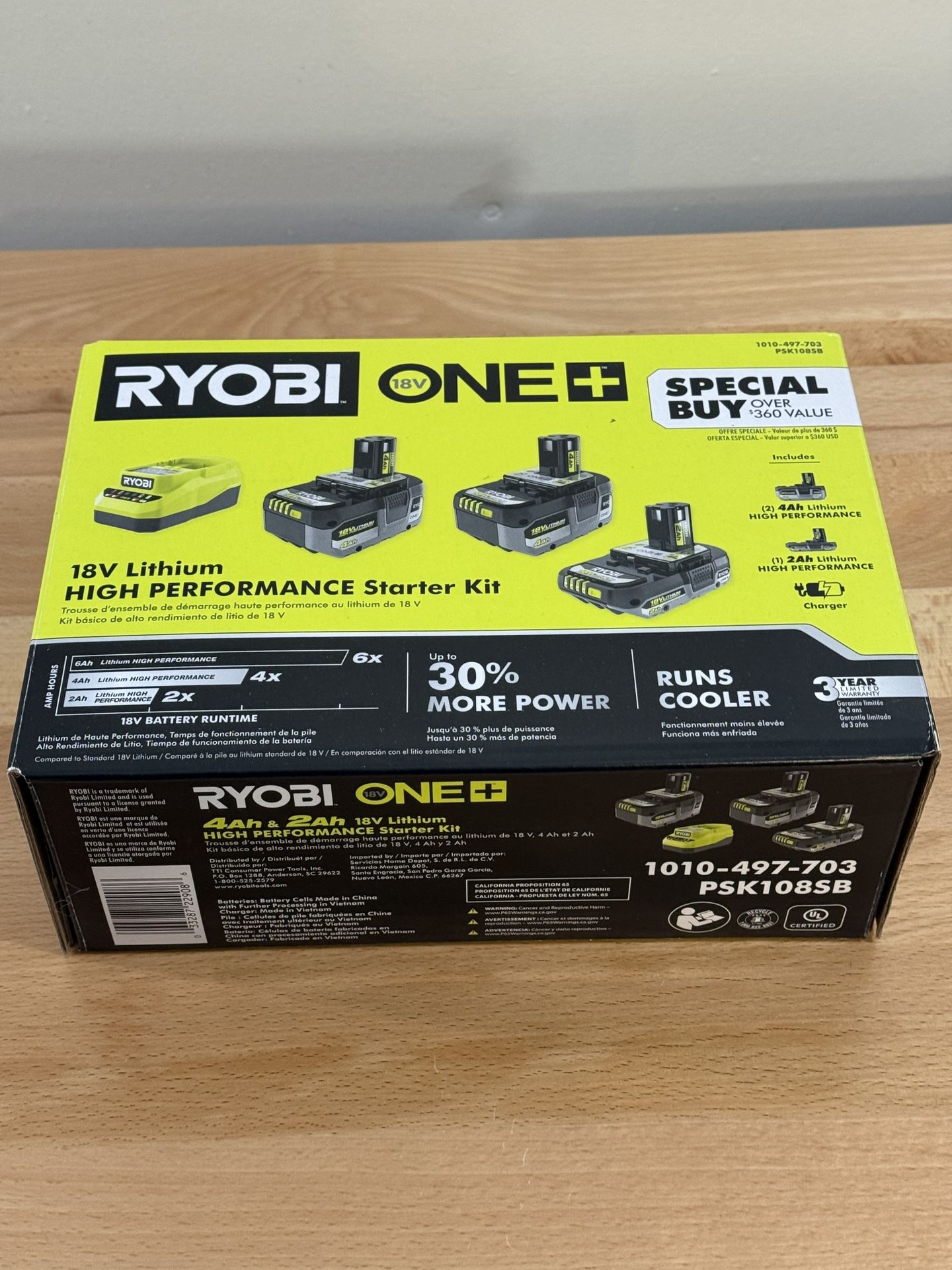 Ryobi One+ Batteries (HP Version)