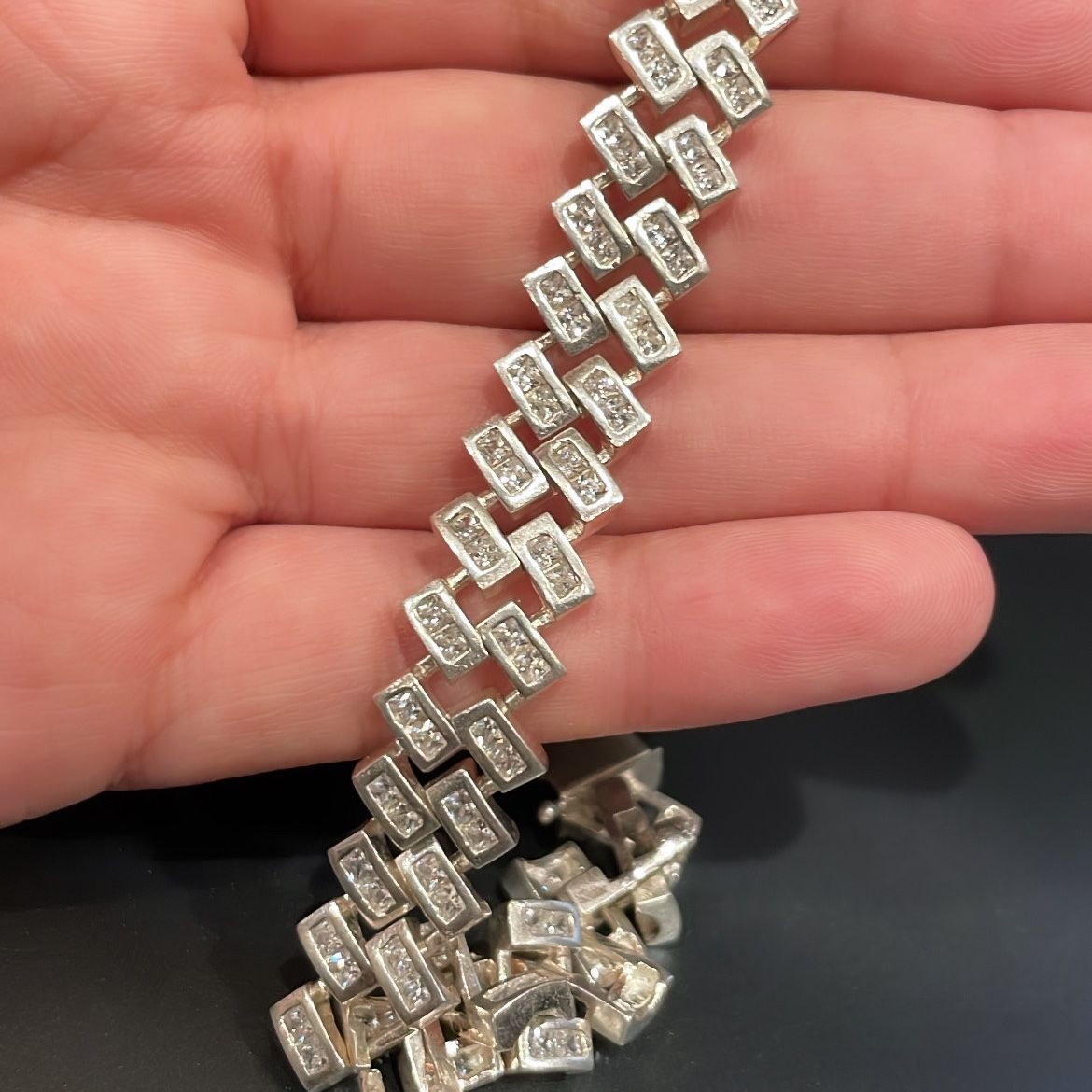 Cubic Link Bracelet 