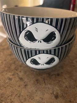 Jack Skellington bowls/ Mickey mini salt n pepper