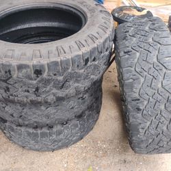 4 Goodyear Wrangler Tires 