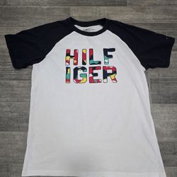 Tommy Hilfiger Kid Boys XL 20 Bright Camo Short-Sleeve Graphic Tee