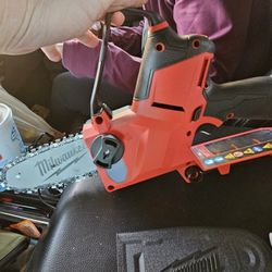 Milwaukee 6in Mini Saw W Gloves An 2 3 Packs Of Carbide Blades