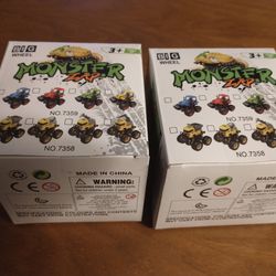 2 Monster Zap Big Wheel Monster Truck