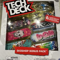 TECH DECK Sk8shop Bonus Pack Mini Finger Skateboard Multi Pack 2022 Series (DGK 2023 (Sk8shop Bonus Pack))