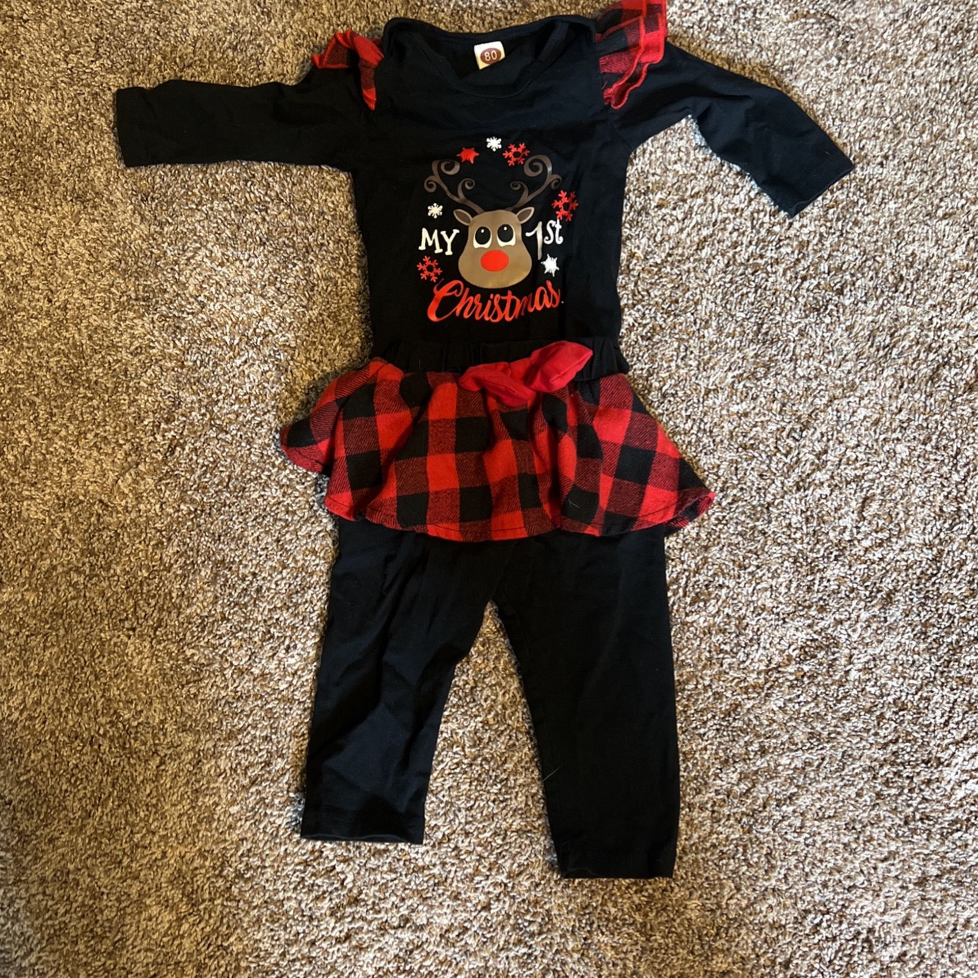Baby Girl Two Piece Set Size 80