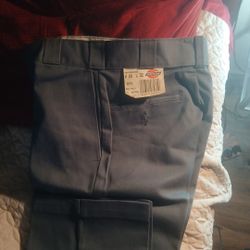 1 Grey Pair Of Dickies & 3 BabY Blue Colorex Dickie Pants