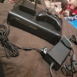 Xbox 360 system, console,120gb hard drive
Wireless Network adapter,controller,and cords
