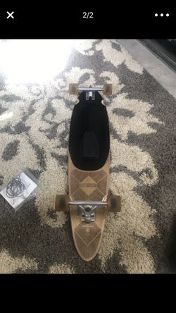Globe longboard with Bluetooth speaker built in