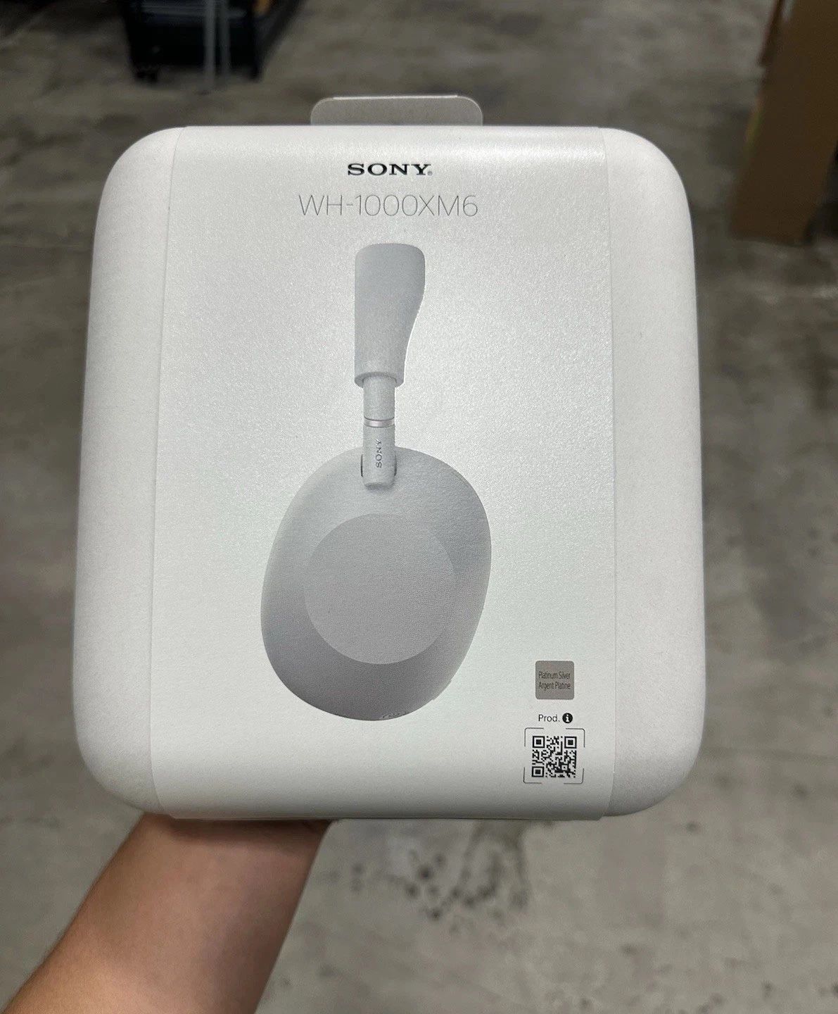 Sony WH-1000XM6 Wireless Noise Canceling Headphones - Silver