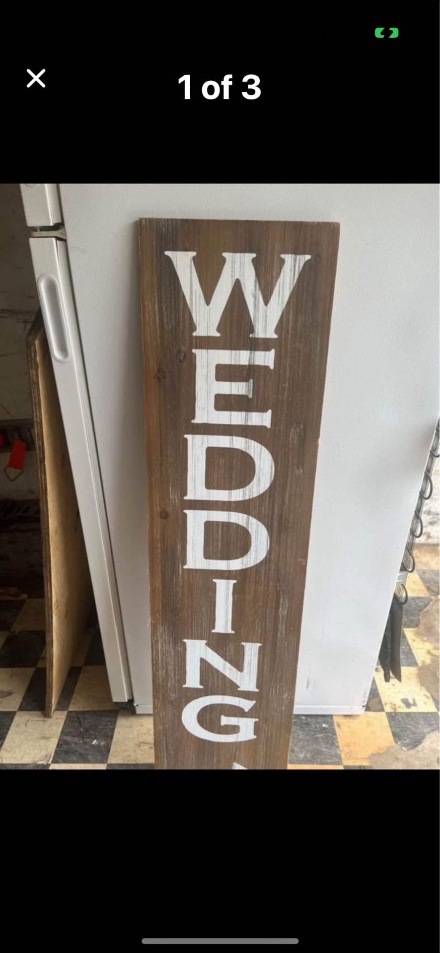 WEDDING PORCH / DECOR SIGN 50”TALL