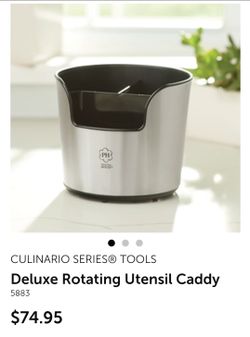 Princess House Deluxe Rotating Utensil Caddy