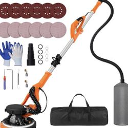 Lijadora de paneles de yeso, herramienta de extracción de techo de palomitas de maíz de 8.5 amperios con 7 velocidades variables  RPM, lijador