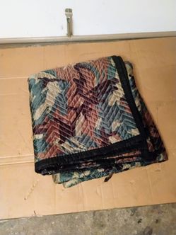 Army Camouflage Utility Movers Blanket 72 x 80
