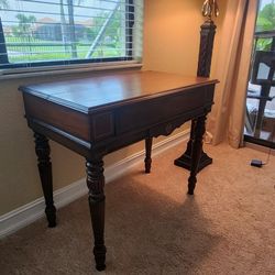 Solid Wood Desk With Pullouts 