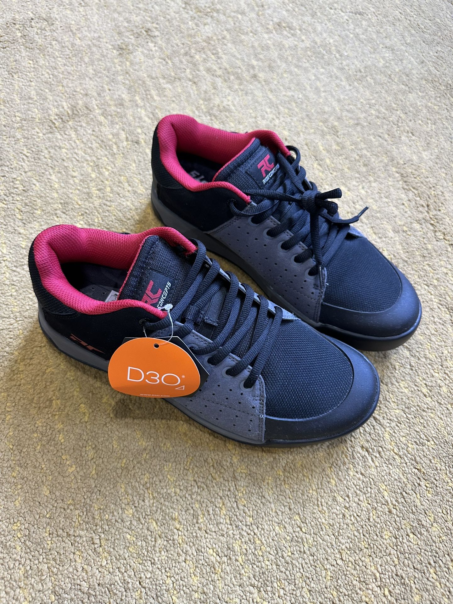 Men's Ride Concepts mountain bike shoes  D3O 10