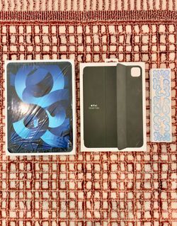 iPad Air 5th Generation - Blue - Brand New - Comes with Apple Smart Folio and Apple Pencil