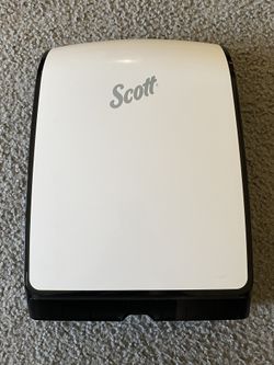 Scott 34830 Slimfold Towel Dispenser, 9 7/8W X 2 7/8D X 13 3/4H, White