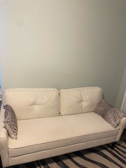 Meduim ,White Couch