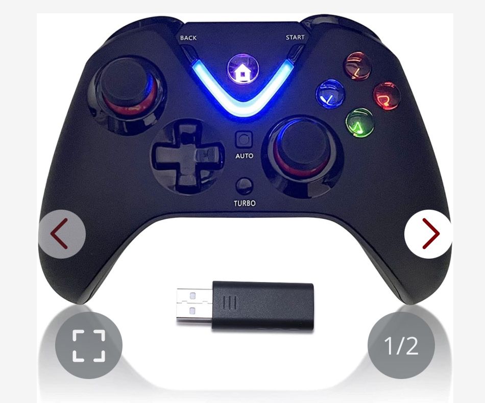 ROTOMOON Wireless Game Controller With ALPS Joysticks Hall Triggers Compatible With Xbox One S/X, Xbox Series S/X Gaming Gamepad, Remote Joypad With 2