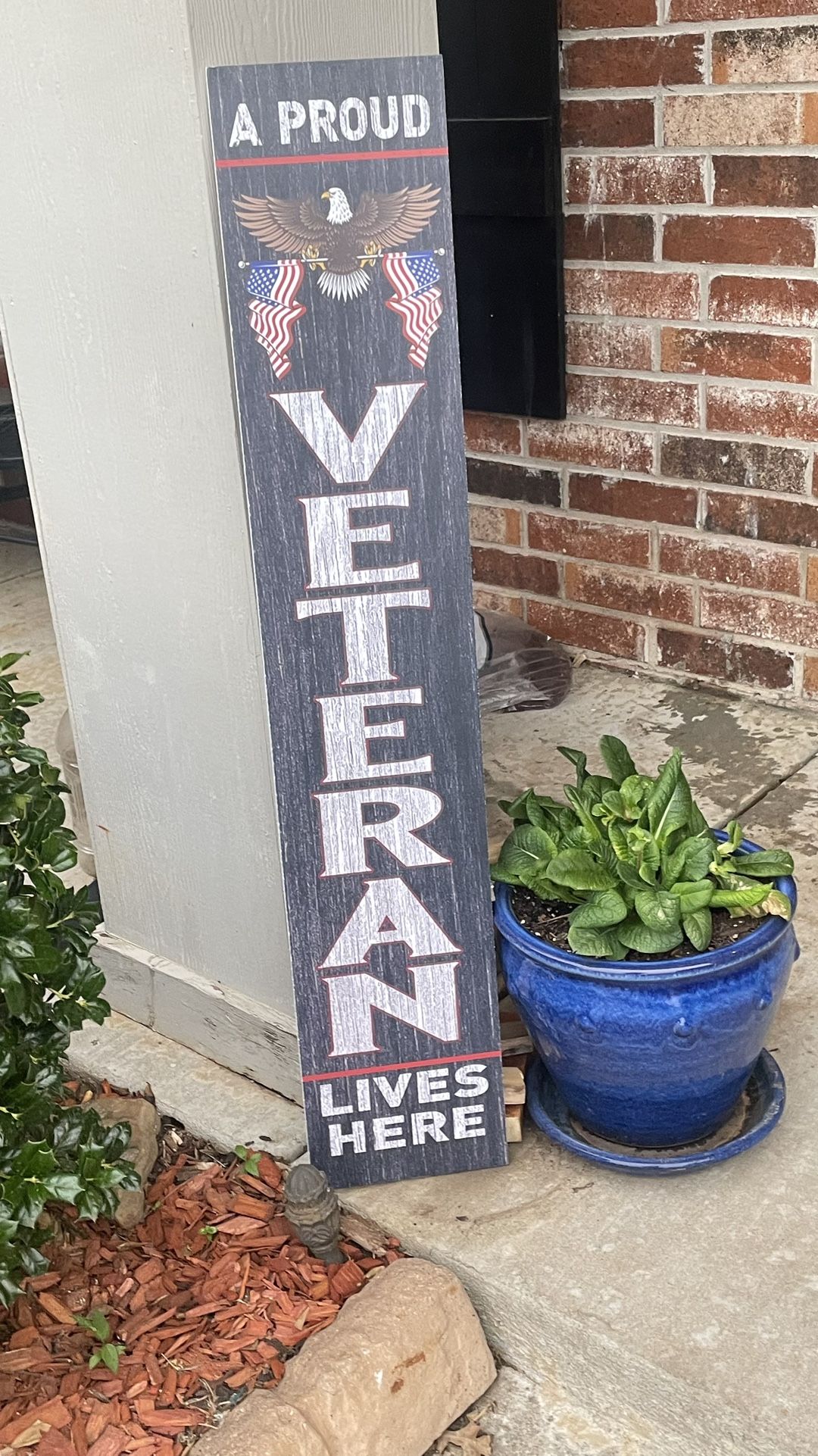 US Veteran Welcome Sign