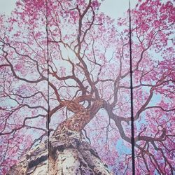 CHERRY BLOSSOM 3‑Panel Canvas – Spring Décor Deal