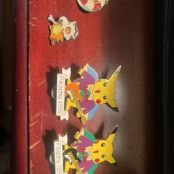 Vintage 1999 Pokemon Pins From Hard Rock Tokyo 